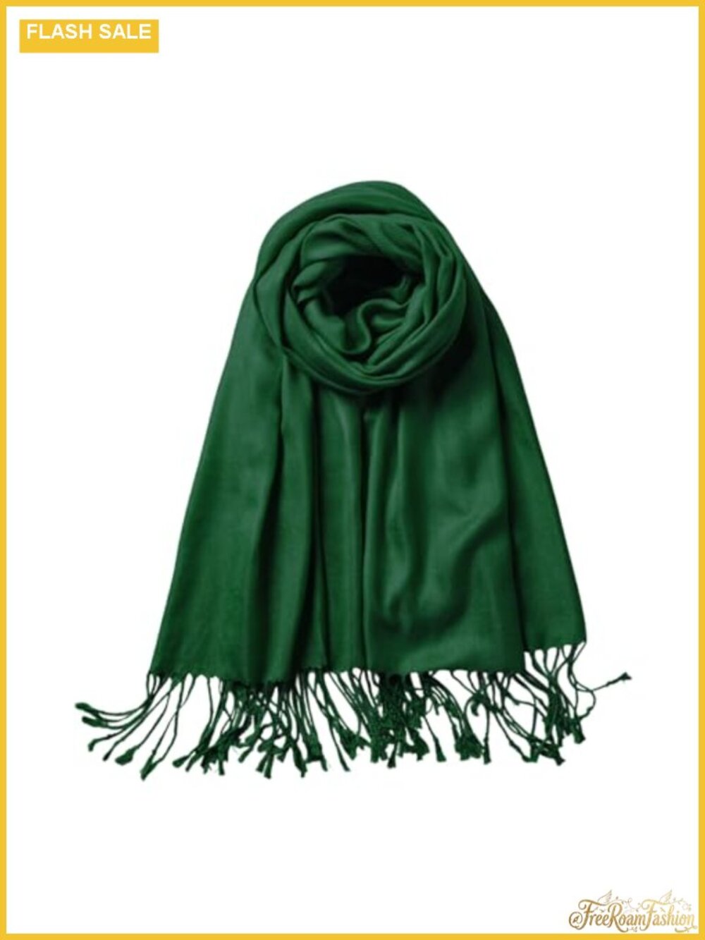 Pashmina Feel Wrap Women Wedding Evening Shawl Solid Fringe